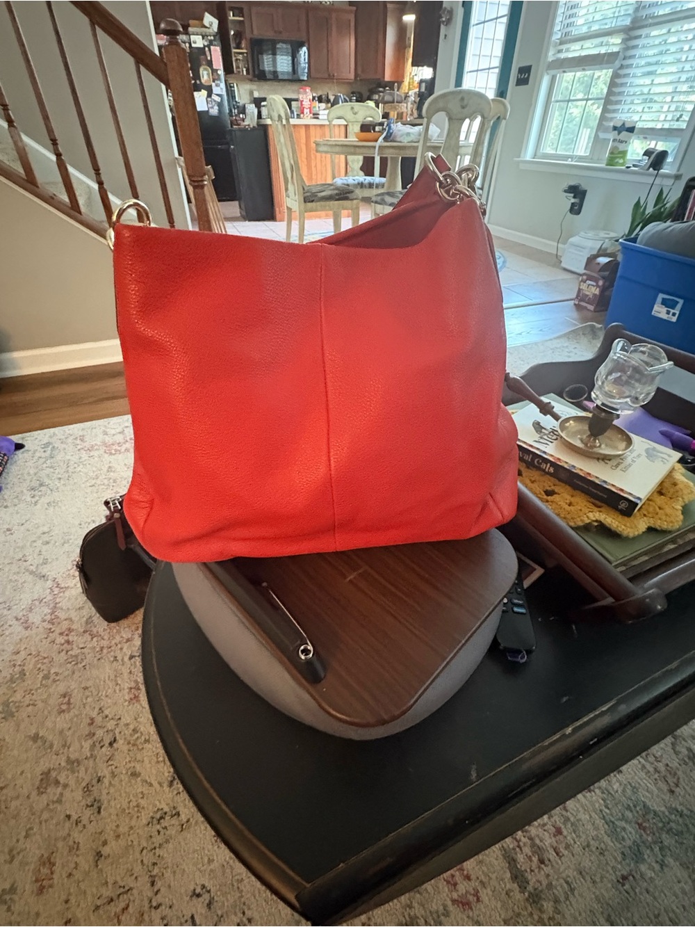 EUC Coach shoulder bag with 3 compartments - Picture 3 of 9